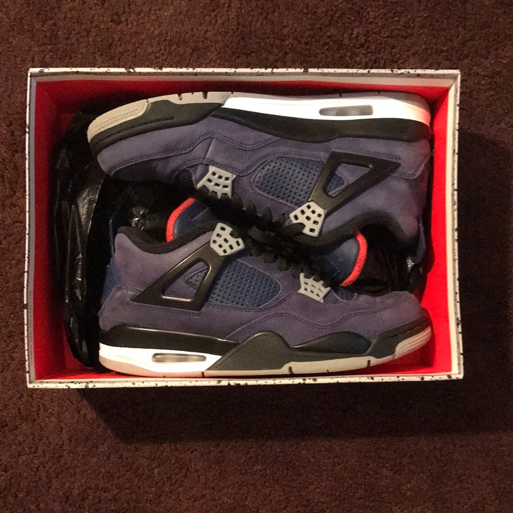 Jordan 4 Retro winterized Loyal  blue ( with box )